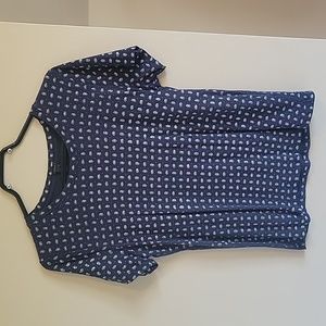 J Crew Glitter Paisley Top